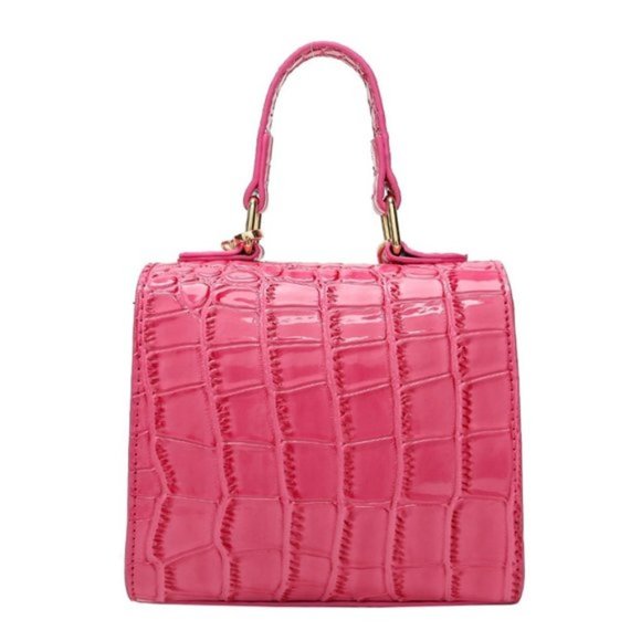NWT- Cute Mini Croc Bag in Pink. Private Label- OFFERS WELCOME‼️‼️ - Picture 2 of 6